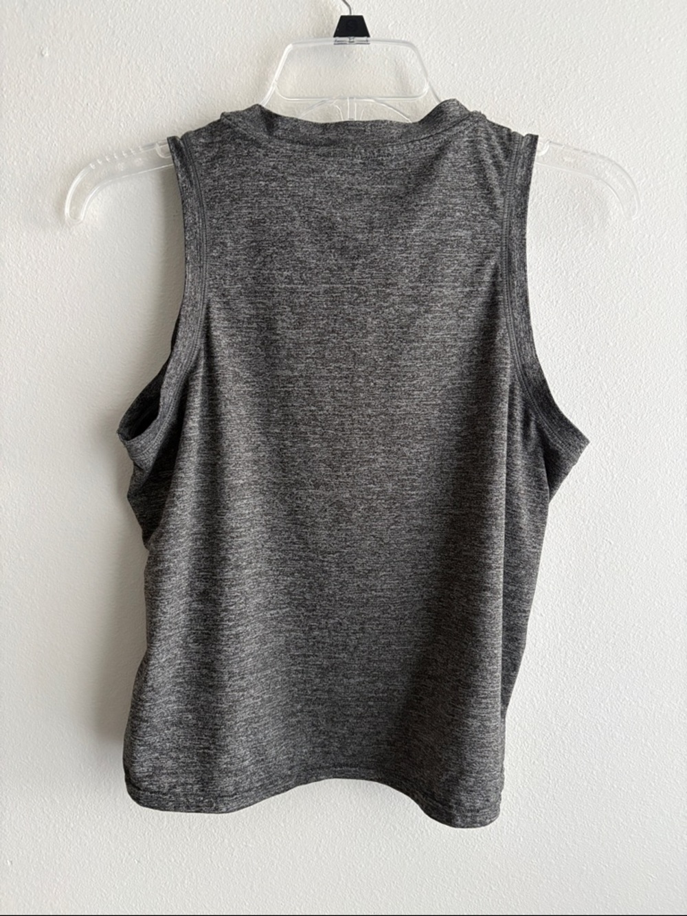Quince Heather Charcoal Gray Sleeveless Athletic Tank - Picture 2 of 3